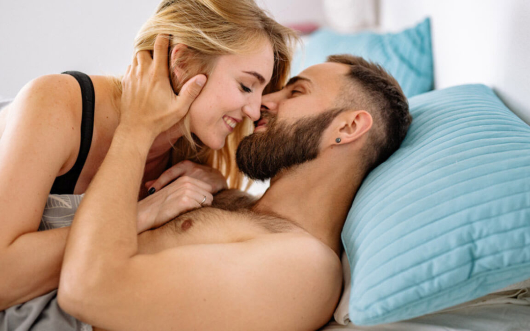 sexual awareness is iimportant - couple in bed kissing