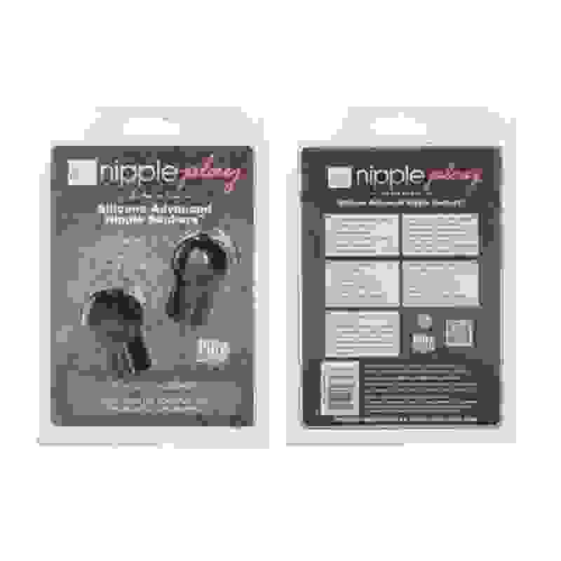 Nipple Play Silicone Advanced Nipple Suckers -  Black