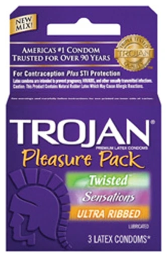 Trojan Pleasure Pack - 3 Pack