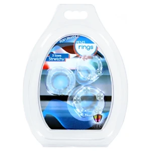 Performance Penis Ring Set of 3 - Clear