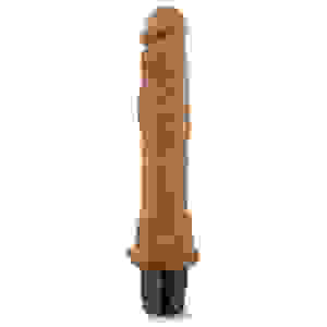 Dr. Skin - Cock Vibe 8 - 9.75 Inch Vibrating Cock  Mocha