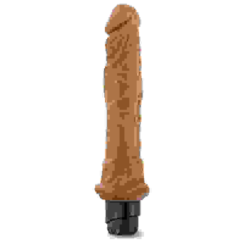 Dr. Skin - Cock Vibe 8 - 9.75 Inch Vibrating Cock  Mocha