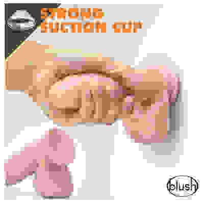 Dr. Skin Glide - 7 Inch Self Lubricating Dildo  With Balls - Vanilla