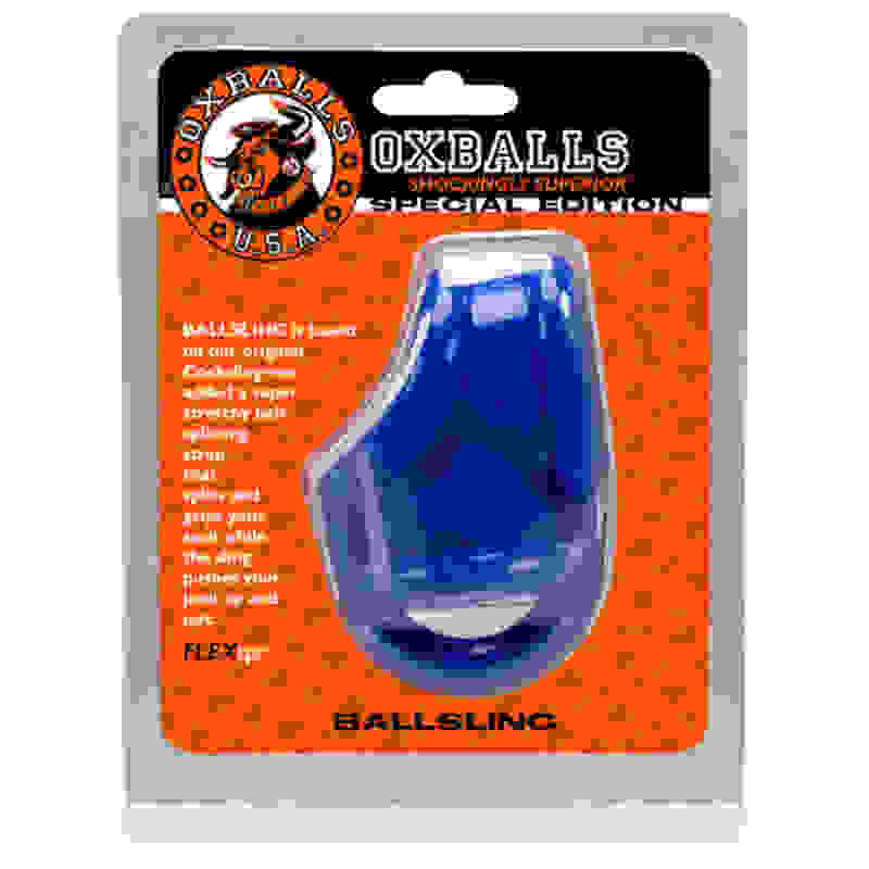 Oxballs Ballsling Cocksling W / Splittler - Police Blue