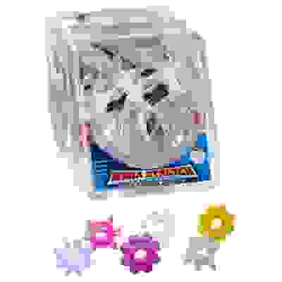 Mega Stretch Silicone Pleasure Rings - 72 Piece Fishbowl