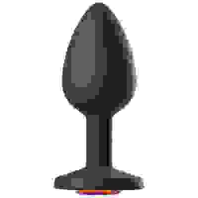 Cloud 9 Novelties Gems Jeweled Silicone Anal Plug - Small