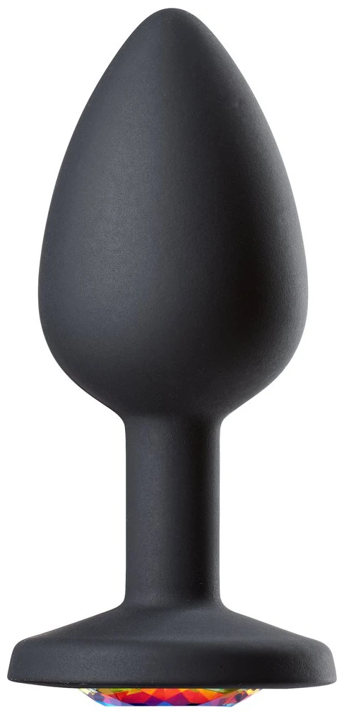 Cloud 9 Novelties Gems Jeweled Silicone Anal Plug - Small