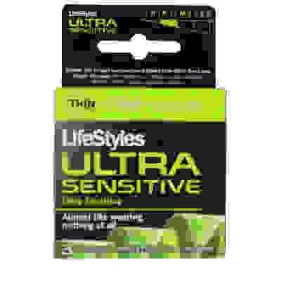 Lifestyles Ultra Sensitive - 3 Pack