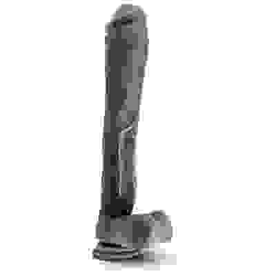 Dr. Skin Mr. Ed 13 Inch Dildo With Suction Cup - Chocolate