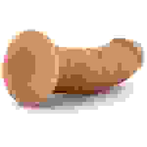 Dr. Skin Glide 8 Inch Self Lubricating Dildo - - Mocha