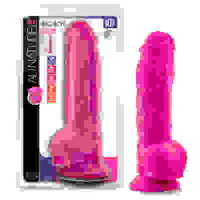 Au Naturel - Bold - Big Boy - 10 Inch Dildo - Pink