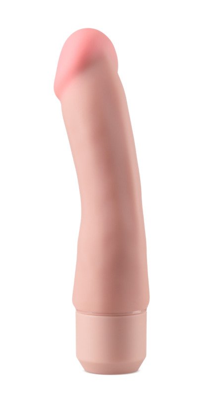 Dr. Skin Silicone Dr. Steve - 7 Inch Vibrating Dildo - Beige - Image 3