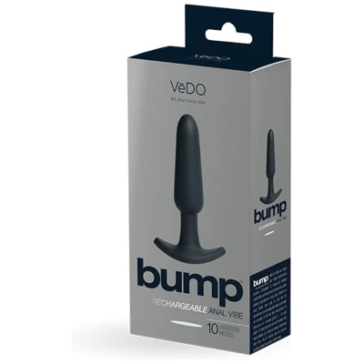 Bump Rechargeable Anal Vibe - Black