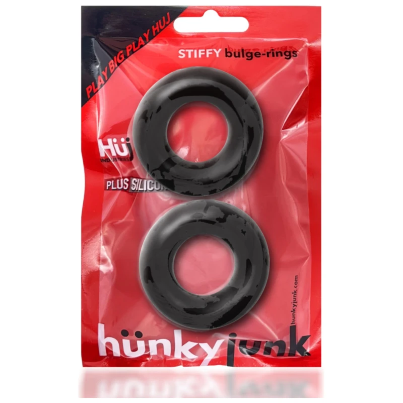 Stiffy  2 -Pack Bulge-Rings - Tar Ice