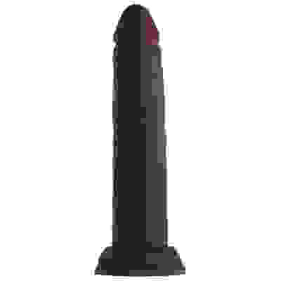 Shaft - Model J 7.5 Inch Liquid Silicone Dong - Mahogany