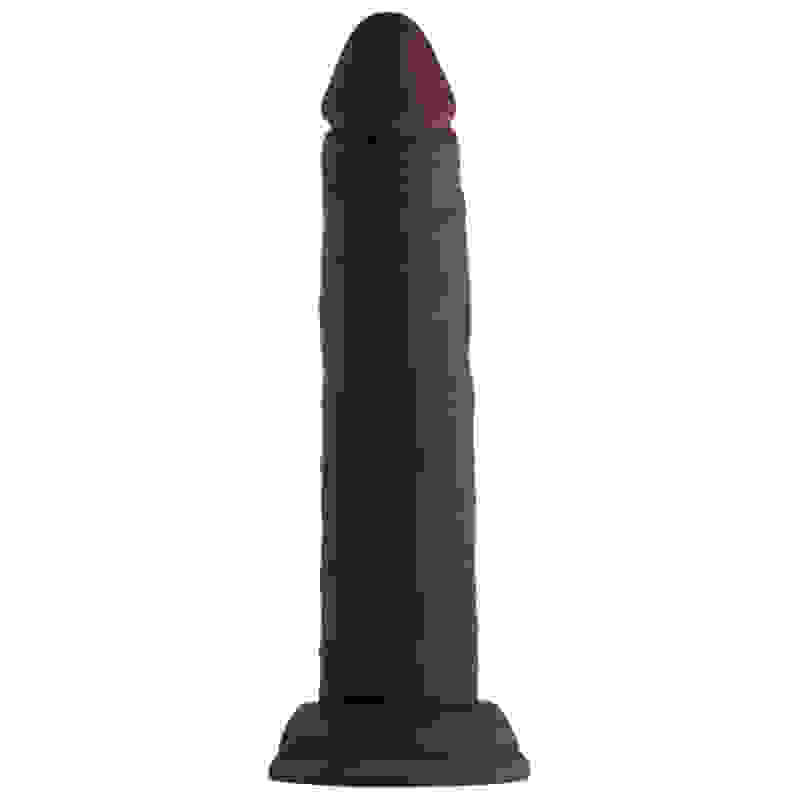 Shaft - Model J 7.5 Inch Liquid Silicone Dong - Mahogany