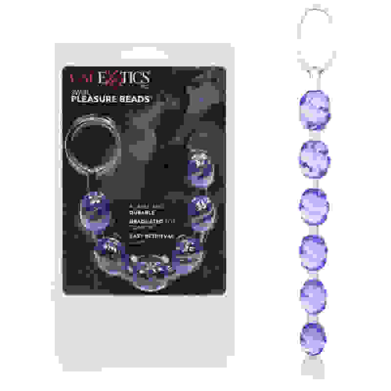 Swirl Pleasure Beads - Purple