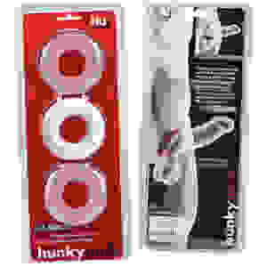 Huj3 C-Ring 3-Pack - White / Clear Ice