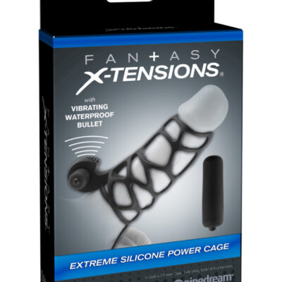 Fantasy X-Tensions Extreme Silicone Power Cage - Black