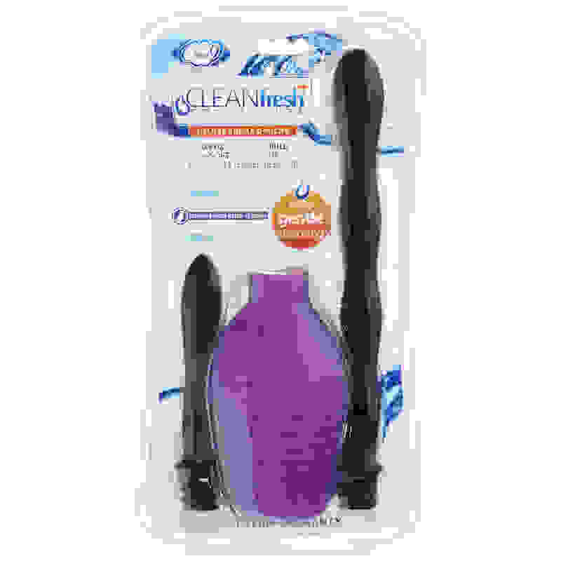 Deluxe Anal Enema Douche Kit 10.8 Oz Ez Squeeze Bulb