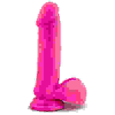 Au Natural - Bold - Hero - 8 Inch Dildo - Pink