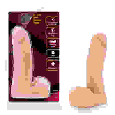 X5 Plus - 5.5 Inch Cock With Flexible Spine - Natural