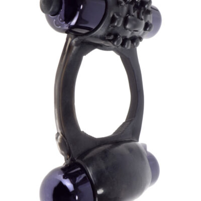 Fantasy C-Ringz Duo-Vibrating Super Ring Black