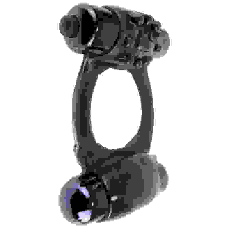 Fantasy C-Ringz Duo-Vibrating Super Ring Black