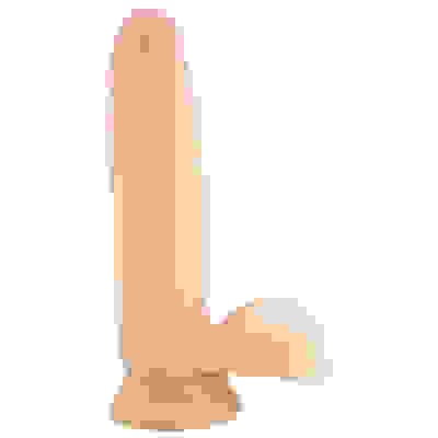 Au Naturel 7 Inch Sensa Feel Dildo - Beige