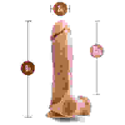 Dr. Skin - Mr. Magic - 9 Inch Dildo With Balls -  Beige
