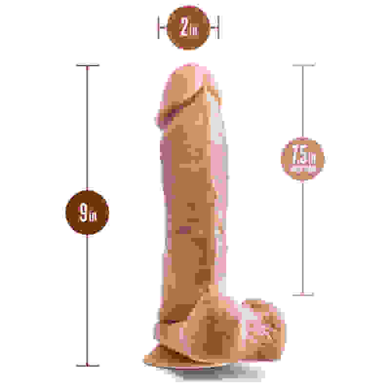 Dr. Skin - Mr. Magic - 9 Inch Dildo With Balls -  Beige