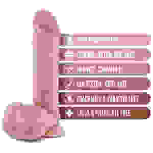 Dr. Skin - Dr. William - 8 Inch Dildo With Balls - Beige