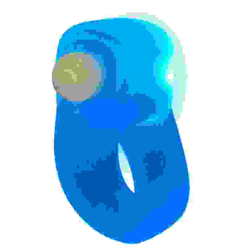 Glowdick Cockring With Led - Blue Ice