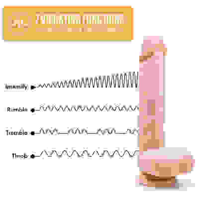 Dr. Skin Silicone - Dr. Ethan - 8.5 Inch Gyrating  Dildo - Beige