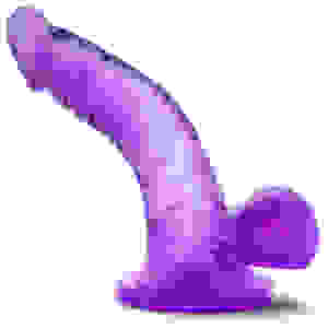 Naturally Yours - 4 Inch Mini Cock - Purple