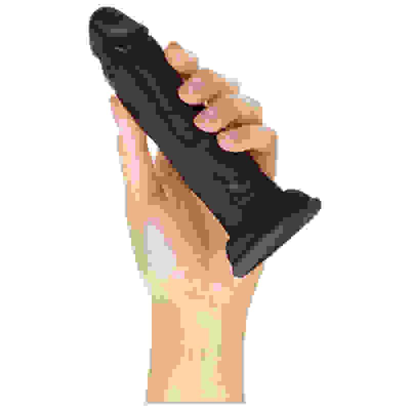 Shaft - Model J 5.5 Inch Liquid Silicone Dong - Mahogany