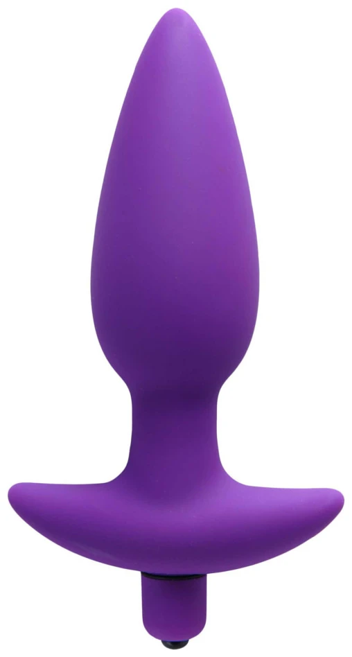 Aria Vibrating Silicone Anal Plug - Large