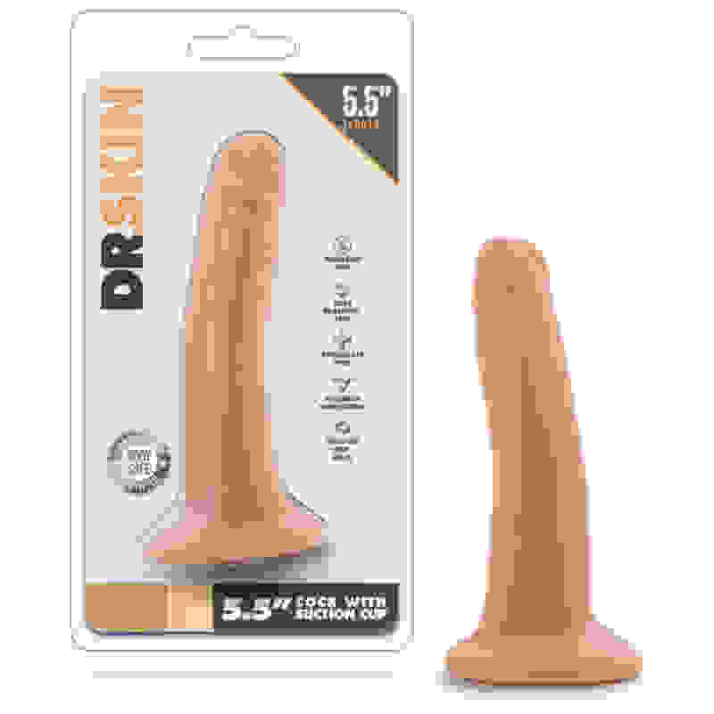 Dr. Skin - 5.5 Inch Cock With Suction Cup - Vanilla