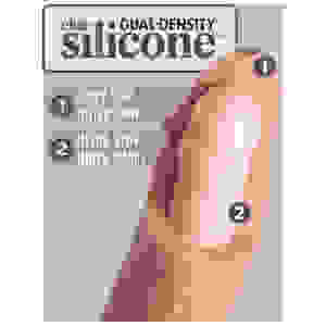 King Cock Elite Deluxe Silicone Body Dock  Kit  -  Harness and 8 Inch Dildo - Light