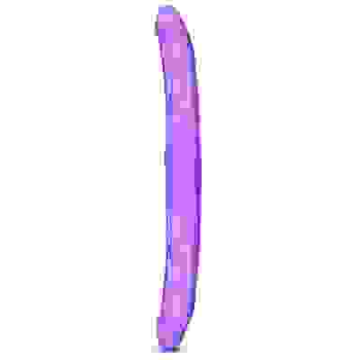 B Yours 16 Inch Double Dildo - Purple