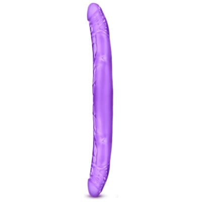 B Yours 16 Inch Double Dildo - Purple