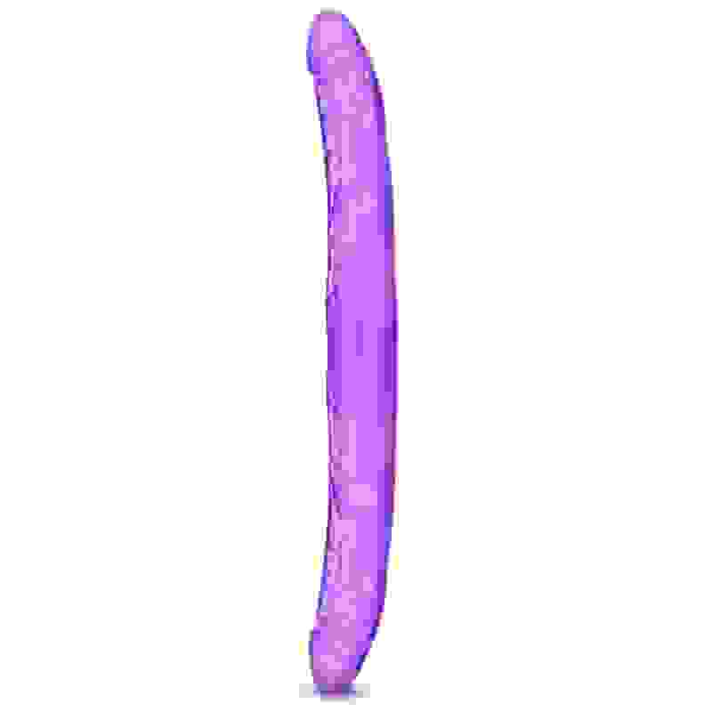 B Yours 16 Inch Double Dildo - Purple