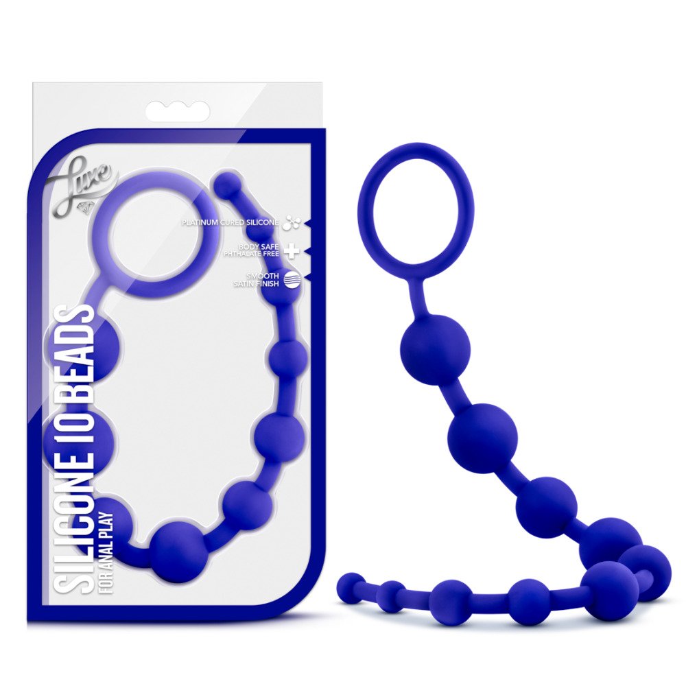 Luxe Silicone 10 Beads - Indigo - Image 2