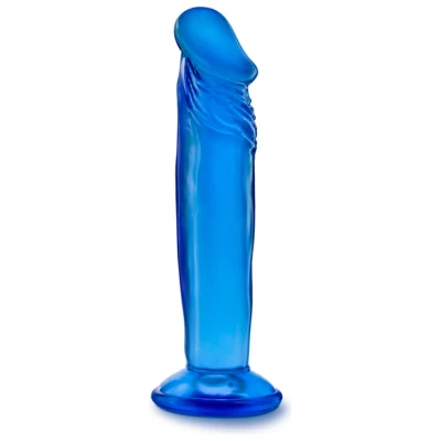 B Yours - Sweet n' Small 6 Inch Dildo With Suction Cup - Blue