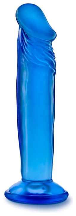 B Yours - Sweet n' Small 6 Inch Dildo With Suction Cup - Blue