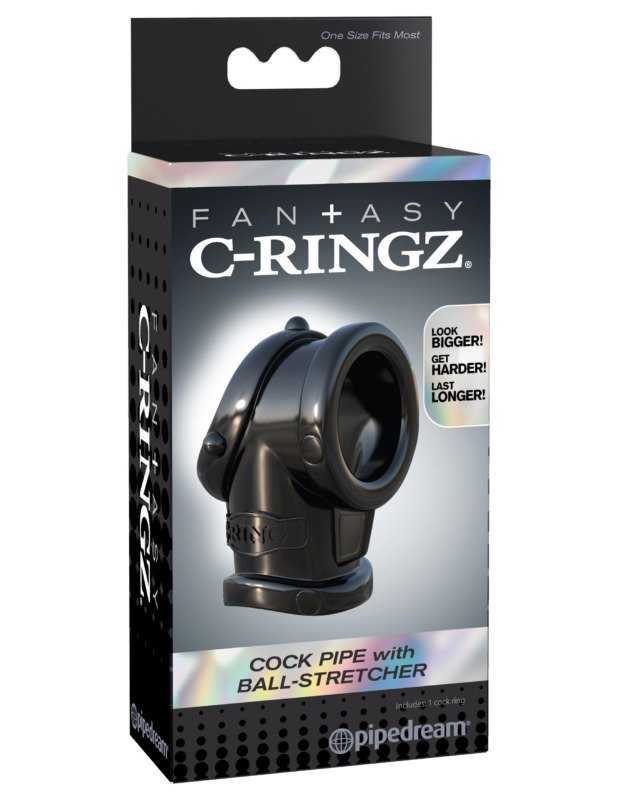 Fantasy C-Ringz Cock Pipe With Ball Stretcher - Image 3
