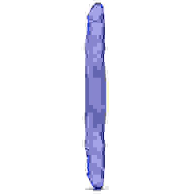 B Yours 14 Inch Double Dildo - Purple