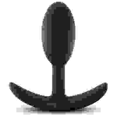 Luxe - Wearable Vibra Slim Plug - Small - Black