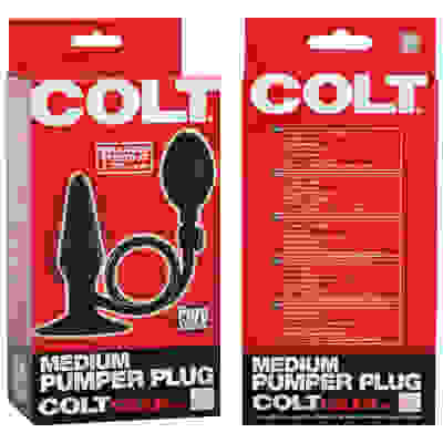 Colt Medium Pumper Plug - Black