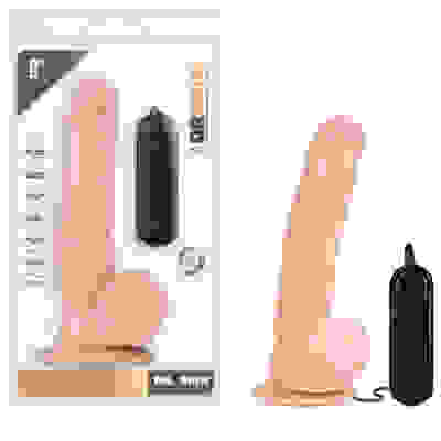 Dr. Skin - Dr. Spin - 8 Inch Gyrating Realistic Dildo - Vanilla